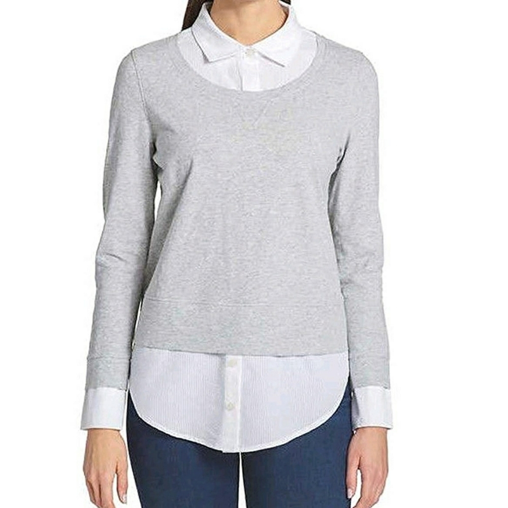 Tommy Hilfiger Layered Long Sleeve Shirt Sz M